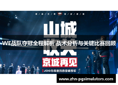 WE战队夺冠全程解析 战术分析与关键比赛回顾